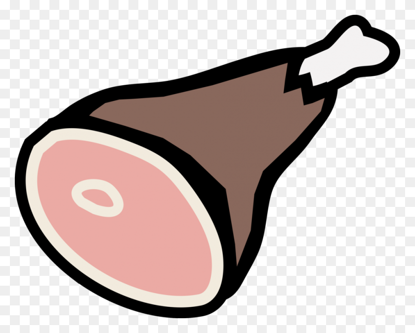 949x750 Ham Domestic Pig Prosciutto Pork Meat - Salami Clipart