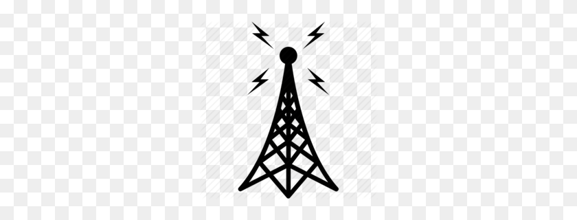 260x260 Ham Radio Tower Clipart - Amateur Radio Clip Art