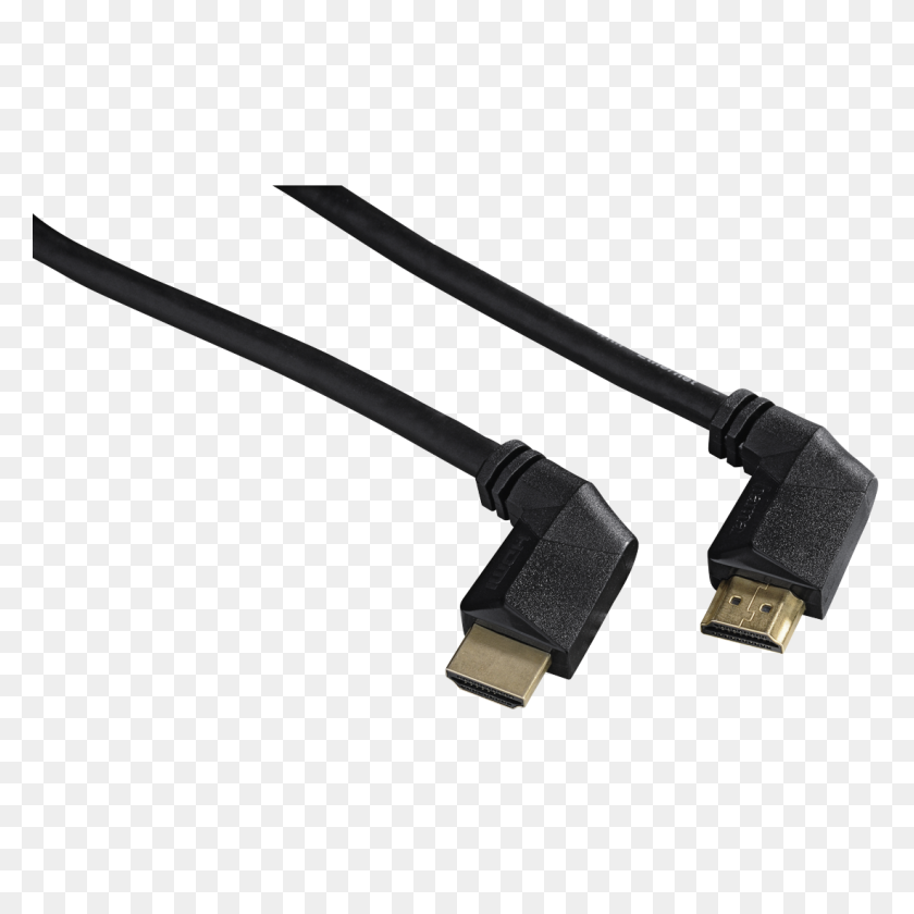 1100x1100 Hama High Speed Cable, Plug - Gold Plate PNG