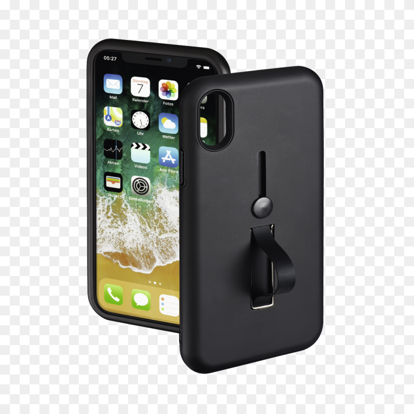 1100x1100 Крышка Петли Hama Для Apple Iphone X, Черный Hama De - Iphone X Png Прозрачный