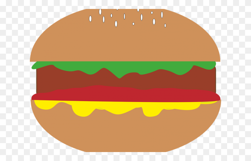640x480 Hamburger Clipart Snack - Snack Food Clipart