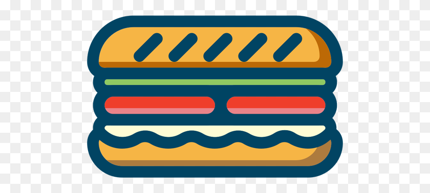 500x318 Векторное Изображение: Гамбургер И Хот-Дог Клипарт