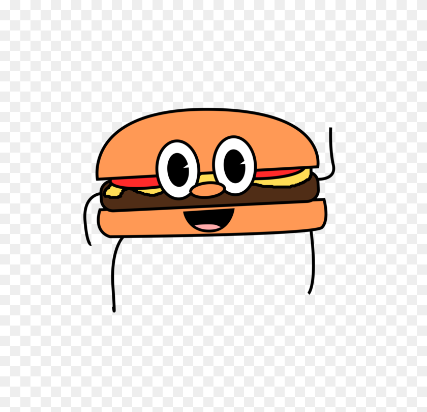 530x750 Hamburger Fast Food Cheeseburger Mcdonald's Junk Food Free - Cheeseburger Clipart