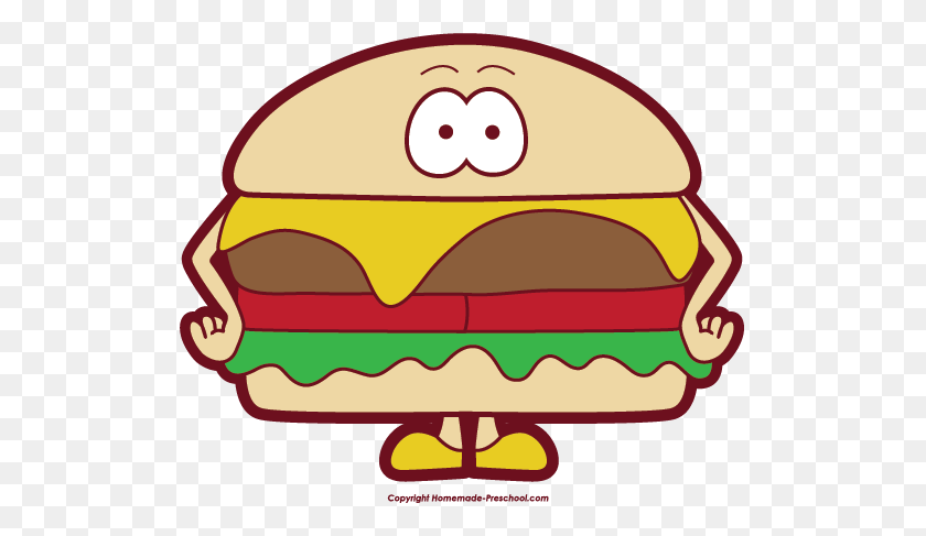513x427 Hamburger Free Bbq Clipart - Гамбургер Бесплатный Клипарт