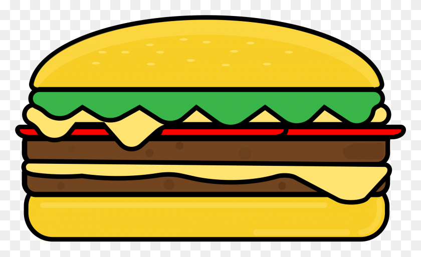 2392x1390 Hamburger Fries And Cola Png Clipart Best Web Clipart - Hamburger PNG