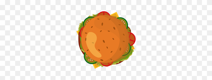 256x256 Hamburger Transparent Png Or To Download - Plant Top View PNG