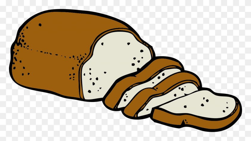 Hamburger White Bread Focaccia Loaf Clip Art - Dog Food Clipart