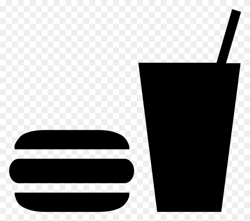 981x860 Hamburguer Drink With Straw Png Icon Free Download - Hamburguer PNG