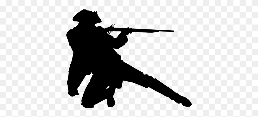 409x322 Hamilton Silhouette Png - Soldier Silhouette PNG