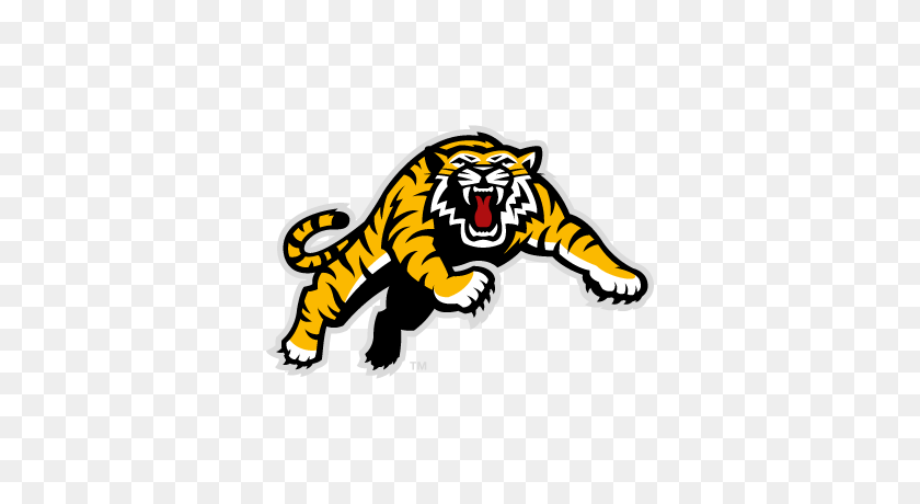 400x400 Hamilton Tiger Cats Logotipo Del Equipo De Vector - Logotipo De Tigre Png