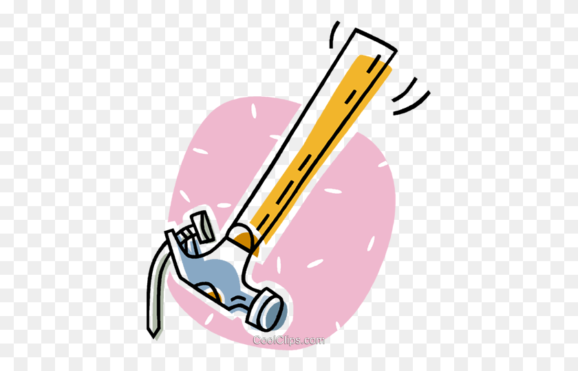 Free Hammer and Nail Clip Art - wide 2