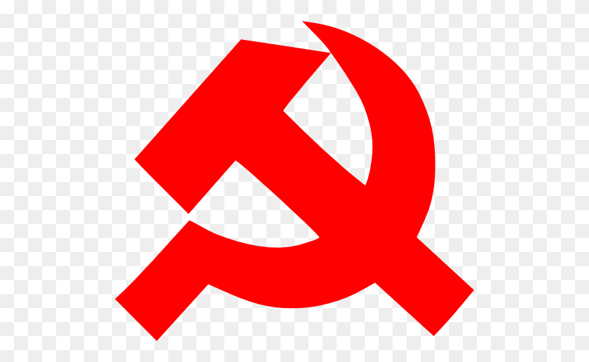 512x457 Hammer And Sickle Clipart - Sickle PNG