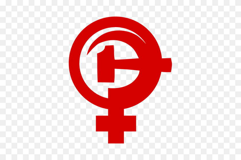 405x500 Hammer And Sickle With Female Sign - Female Sign PNG