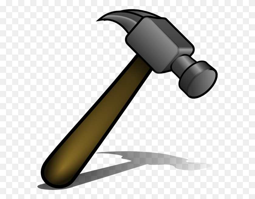 594x596 Hammer Clip Art - Hammer And Saw Clipart