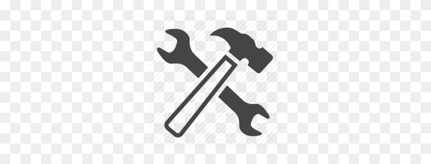260x260 Hammer Clipart - Hammer And Nails Clipart