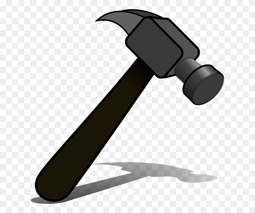 638x640 Hammer Clipart Drawing - Gavel Clipart Black And White