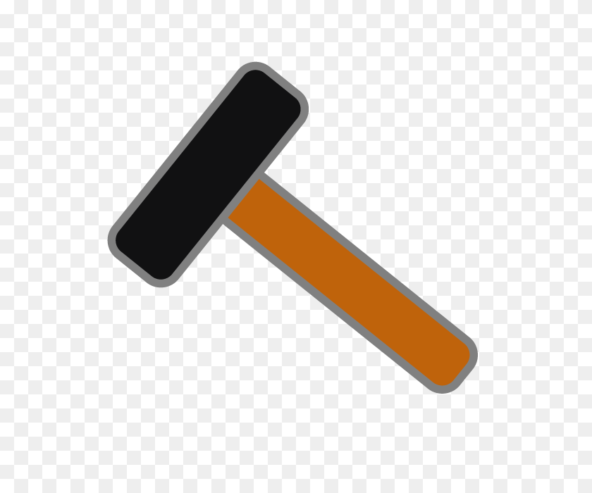 640x640 Hammer Free Icon Free Clip Art Illustration Material - Materials Clipart