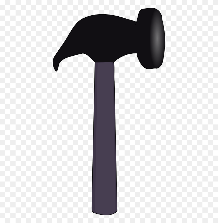 434x800 Hammer Free Stock Clipart - Blacksmith Hammer Clipart