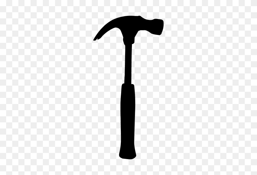 512x512 Hammer Silhouette - Hammer PNG