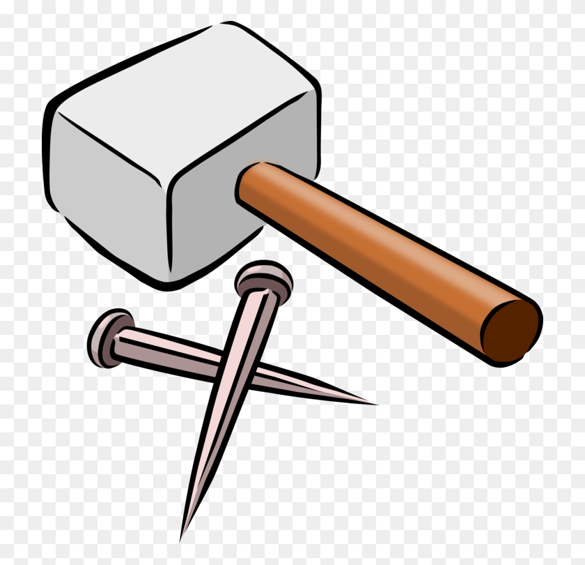720x750 Hammer Tool Cartoon Drawing - Sledge Hammer Clipart