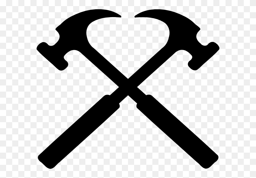 600x523 Hammers Clip Art - Hammer And Saw Clipart