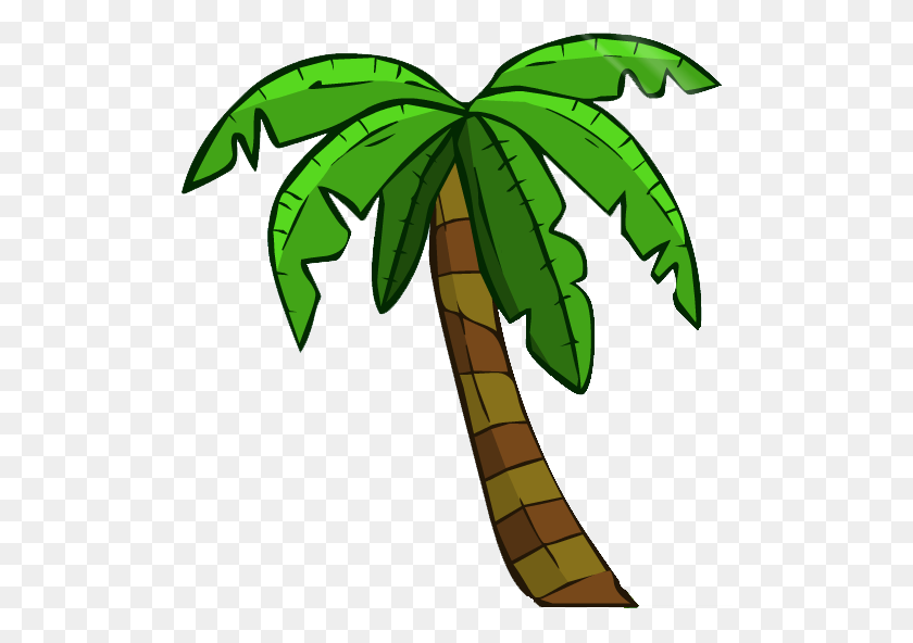 508x532 Hammock On A Palm Tree - Palm Tree PNG