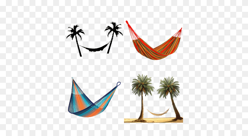 400x400 Hammocks Transparent Png Images - Hammock Clipart Black And White