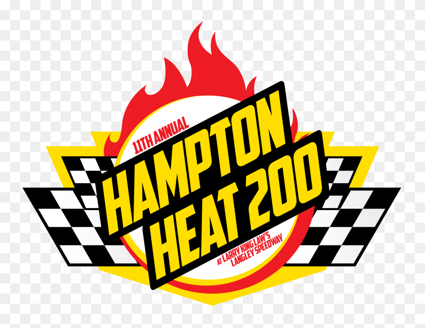 3000x2263 Hampton Heat Logotipo De Larry King Law's Langley Speedway - El Miércoles Loco De Imágenes Prediseñadas