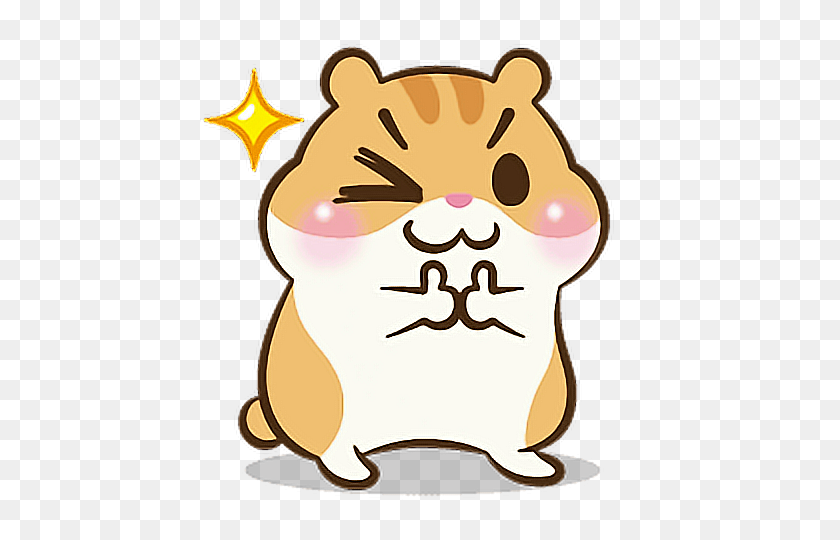 480x480 Hamster Animals Cute Kawaii Tumblr Ftestickers - Hamster Clipart