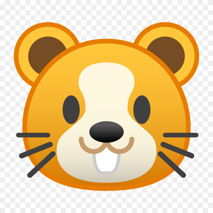 1024x1024 Hamster Face Icon Noto Emoji Animals Nature Iconset Google - Hamster PNG