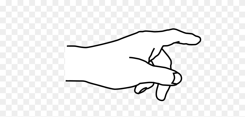 600x342 Hand - Finger Pointing PNG
