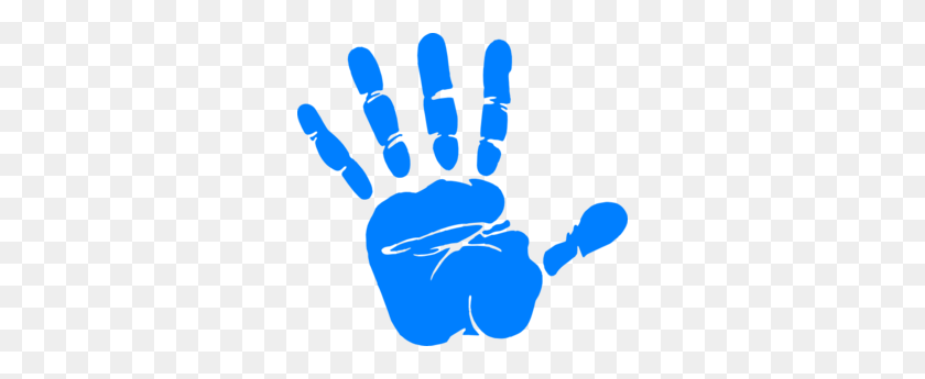 300x285 Hand Clipart Blue - Praying Hands Clipart