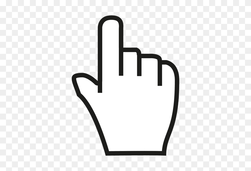 512x512 Hand Cursor - Pointer PNG