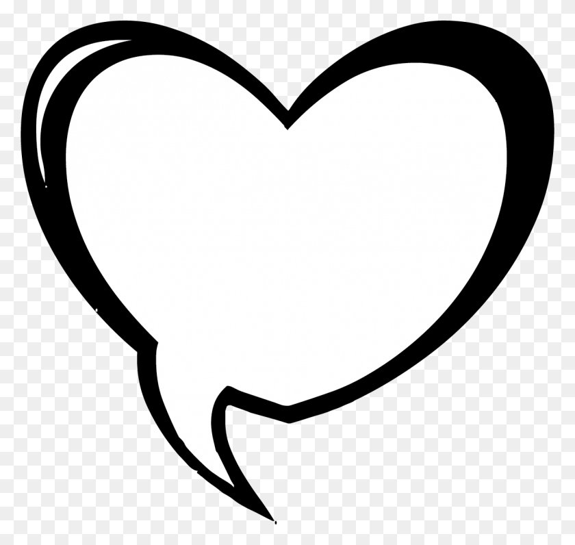 1192x1126 Hand Drawn Speech Bubble Clip Art Thought Bubble - Hand Drawn Heart PNG