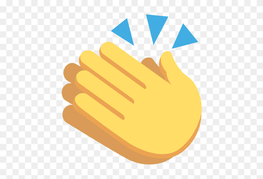 512x512 Hand Emoji Clipart Emoticon - Applause Clipart