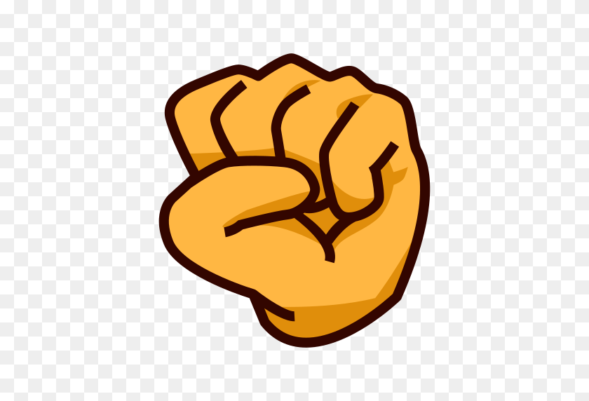 512x512 Hand Emoji Clipart Fist - Raised Fist Clip Art