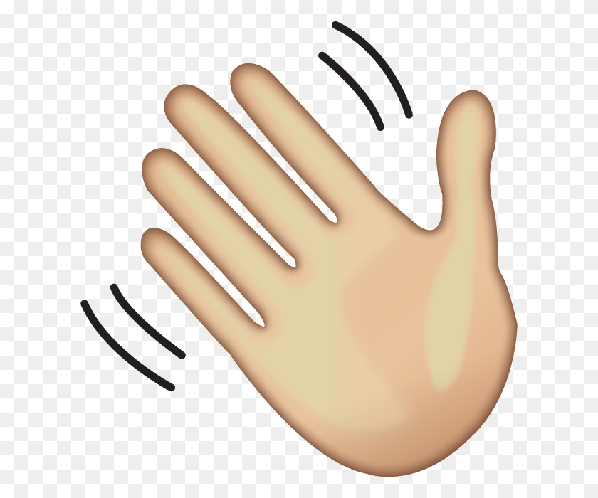 640x640 Рука Emoji Clipart Point - Молящиеся Руки Emoji Png
