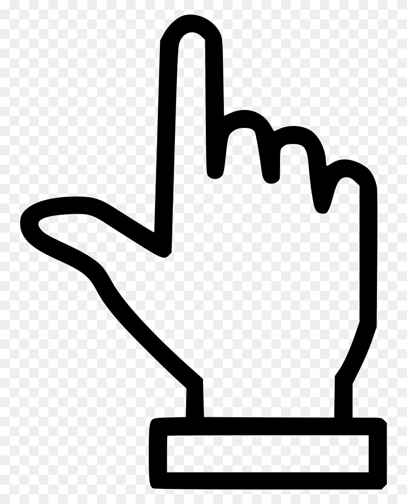 758x980 Hand Finger Pointing Up Png Icon Free Download - Finger Pointing PNG