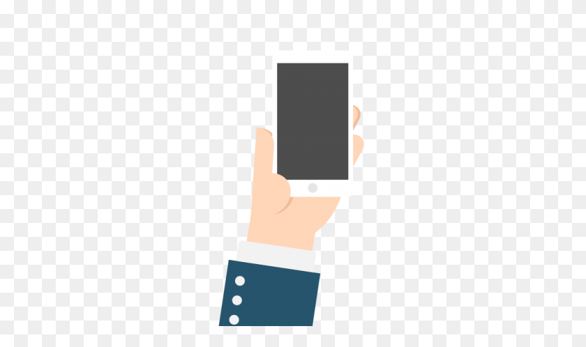1024x576 Hand Gesture - Holding Phone PNG