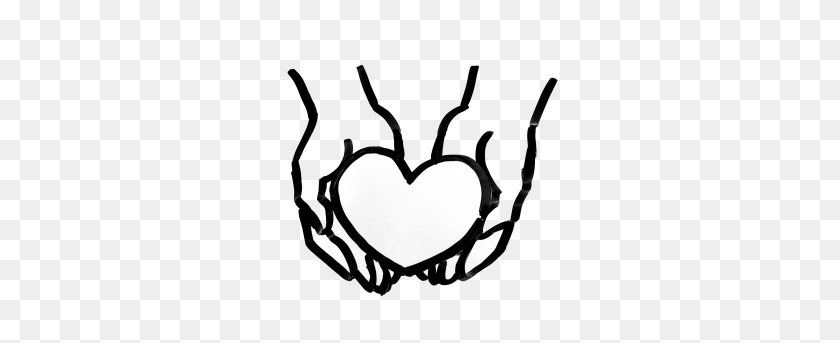 300x283 Hand Holding Heart Clipart Free Clipart - Heart With Hands Clipart