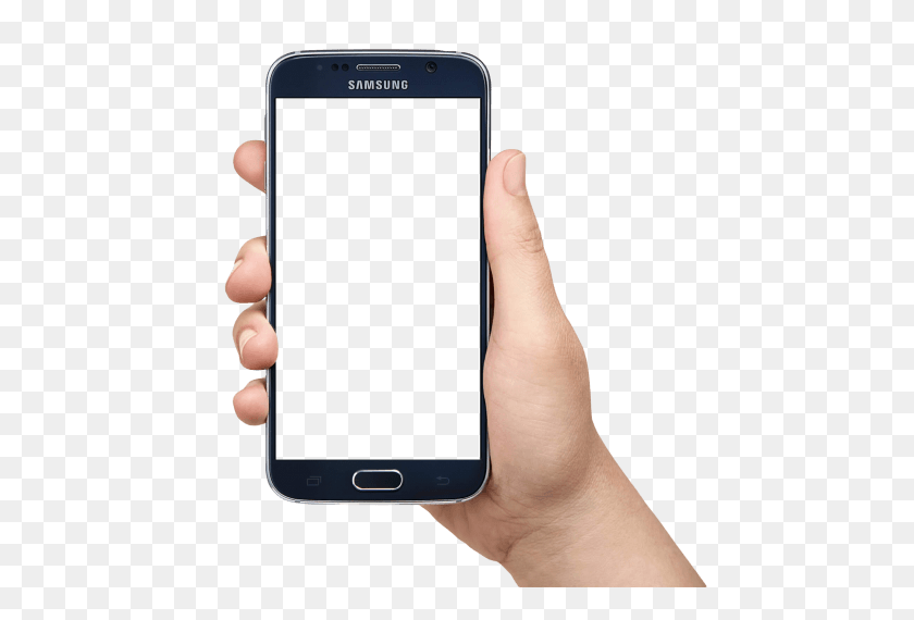 480x510 Hand Holding Smartphone Png - Hand Holding PNG