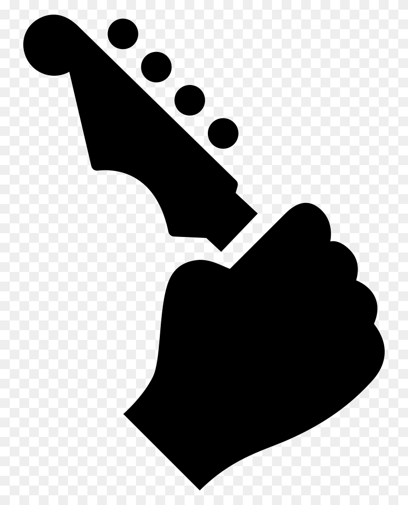746x980 Hand Holding Up A Guitar Png Icon Free Download - Hand Holding PNG