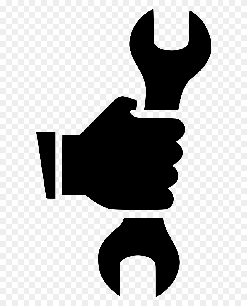 596x980 Hand Holding Wrench Png Icon Free Download - Hand Holding PNG