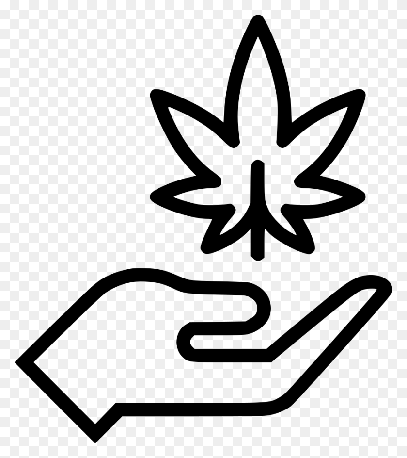 864x980 Hand Marijuana Weed Pot Png Icon Free Download - Weed PNG
