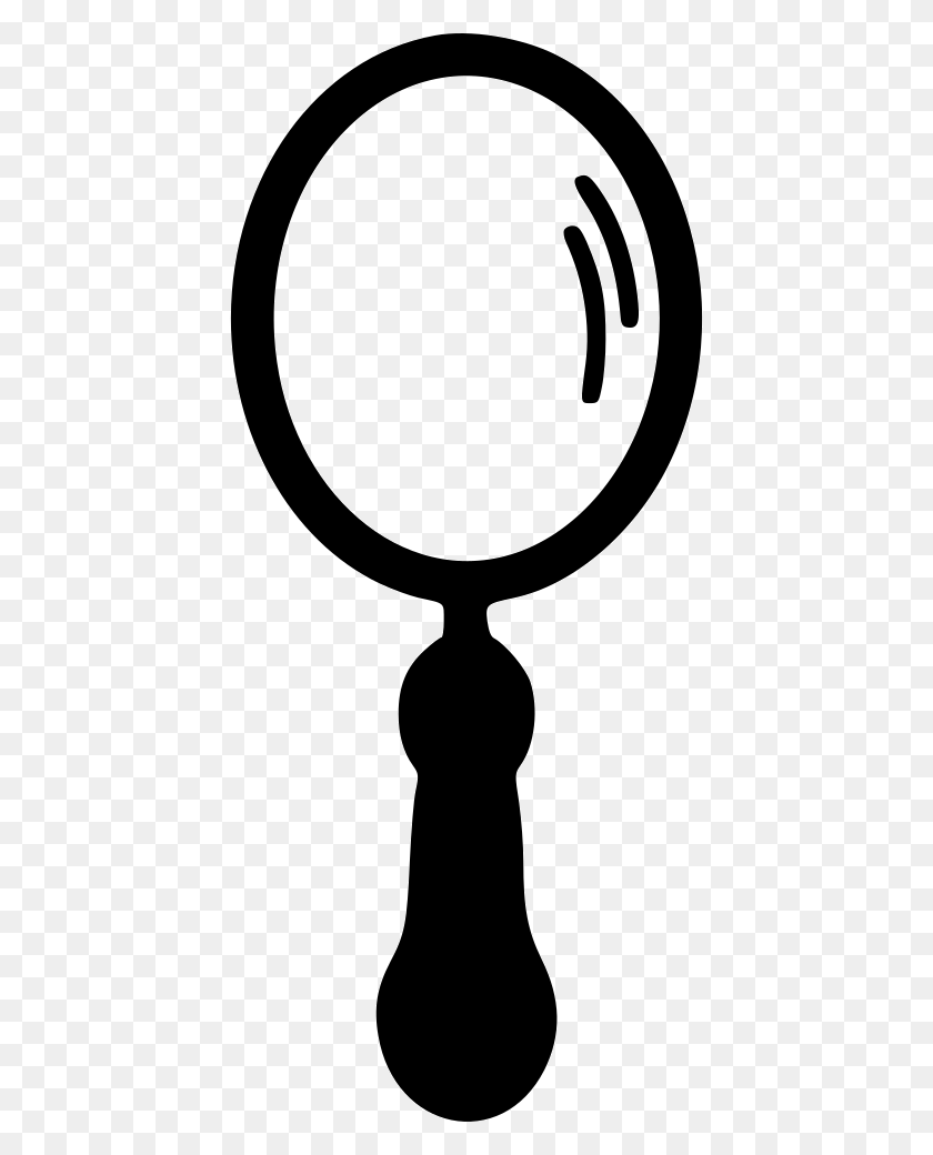 426x980 Hand Mirror Png Icon Free Download - Hand Held Mirror Clipart