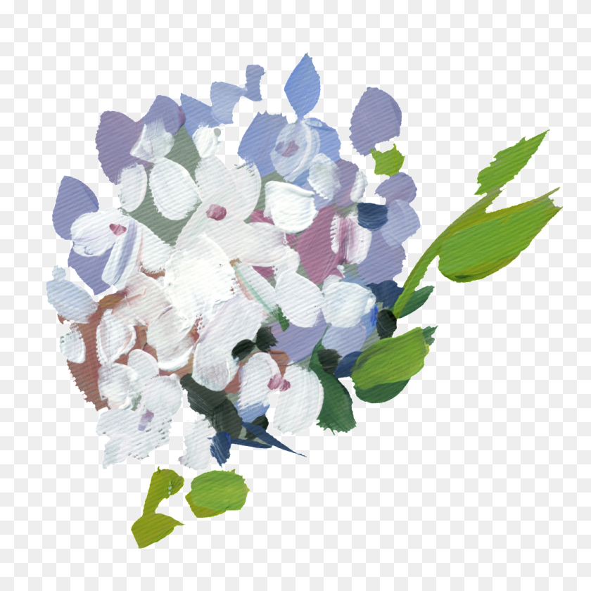 1024x1024 Hand Painted Art Watercolor Flower Png Transparent Free Png - PNG Watercolor Flowers