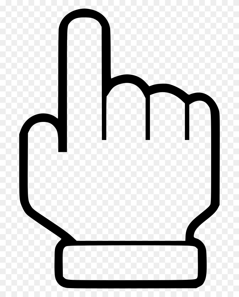 706x980 Hand Point Up Png Icon Free Download - Hand Icon PNG
