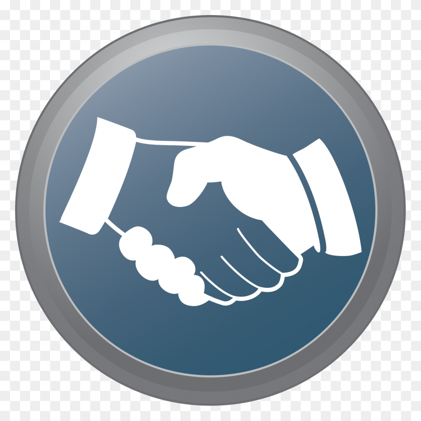 1458x1458 Hand Shake Button Icons Png - Shaking Hands PNG