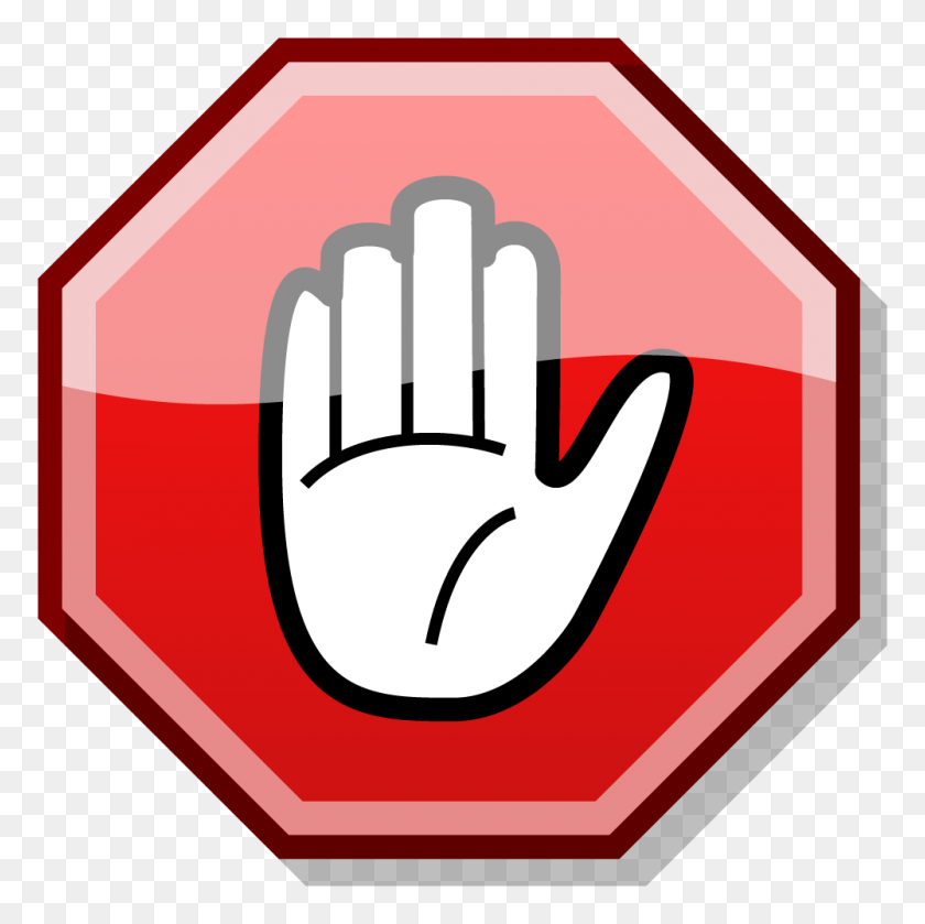 1000x1000 Hand Stop Sign Clipart - Childrens Hands Clip Art