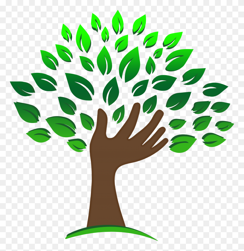 7744x8000 Hand Tree Png Clipart - Nature PNG